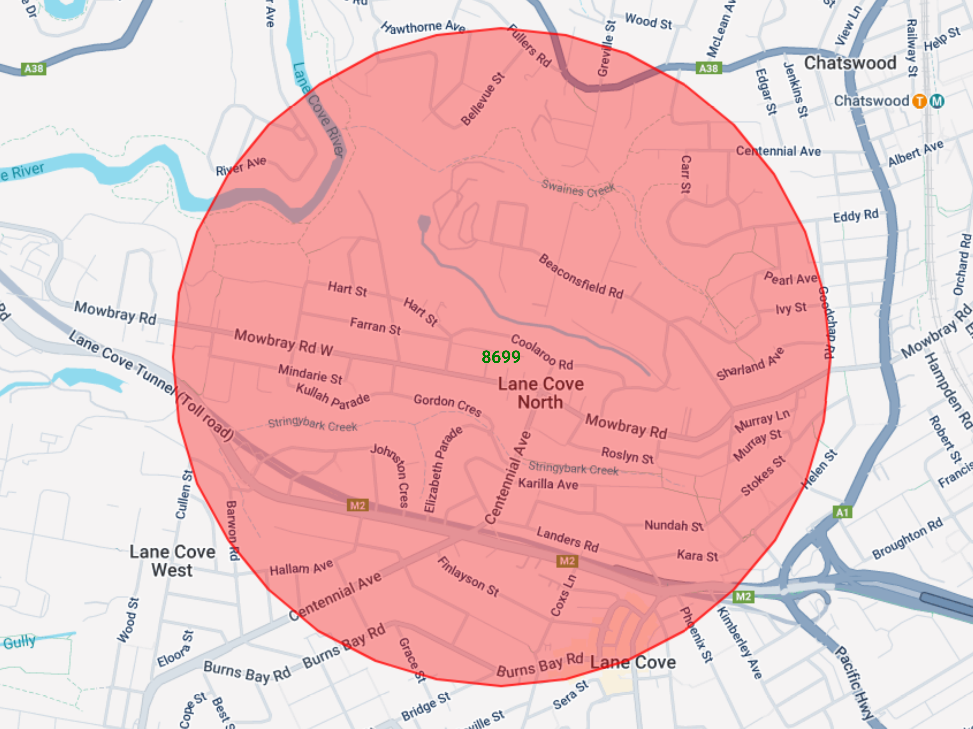Image of a custom map